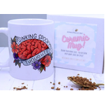 Thinking Spooky Thoughts Mug - Tattoo Design