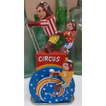 Circus Monkeys Wind Up Tin Toy