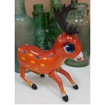 Jumping Bambi Wind Up Tin Toy | Collectable Retro