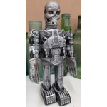 Robot Skull Man Wind Up Tin Toy