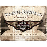 Harley Davidson American Classic - Large Tin Sign - Nostalgic Art - 30 x 40 cm