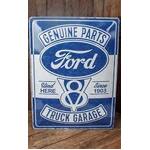 Ford Truck Garage - Large Tin Sign - Nostalgic Art