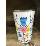 Kashmir Steel Tumbler - Pink Flowery