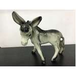 VINTAGE Coopercraft Donkey Ornament - Grey - Made in England - 18 cm Tall