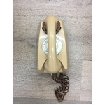 VINTAGE AWA 891 Wall Phone - Rotary - Two Tone Fawn and Brown
