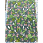 Potted Herbs Cotton Tea Towel