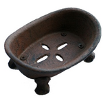 Cast Iron Soap Holder | Vintage Bath Shaped 