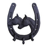 Horseshoe Cast Iron Key Holder | Wall Hook