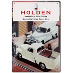 Holden Utility & Panel Van Old Advertisement - Retro Tin Sign