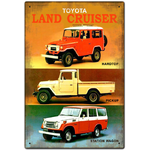 Toyota Land Cruiser - Retro Tin Sign