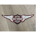 Harley Davidson Motorcycles Wings Cast Iron Sign | 40 cm 