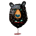 Burly Bear - Pendulum Clock - Michelle Allen Designs