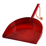 Red Metal Dustpan