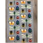 Beetles & Insects Cotton Kitchen Tea Towel