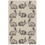 Rabbit & Hares Cotton Kitchen Tea Towel