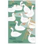 Ducks 100% Cotton Kitchen Tea Towel