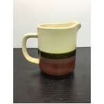 RETRO Striped Stoneware Creamer Jug | Made in Japan | 10 cm Tall