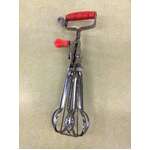 VINTAGE Swift Whip Propert Rotary Egg Beaters Whisk | Orange Plastic Handles 