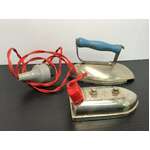 VINTAGE Travel Clothes Irons x 2 | Untested