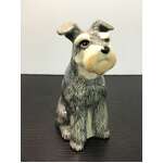 Grey Schnauzer Dog Ornament | Ceramic | 10 cm Tall