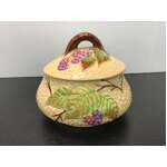 VINTAGE Wade Pottery Bramble Lidded Bowl | Berries & Leaves