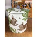 Thornback & Peel Biscuit Barrel Tin | Elite Tins | Rabbit & Cabbage