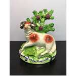 ANTIQUE Ralph Salt Staffordshire Pearlware Ram Ornament