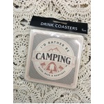 I'd Rather Be Camping Drink Coasters - Set of 5