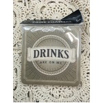 Drinks Are On Me Drink Coasters - Set of 5