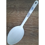Falcon Enamel Serving Spoon - White