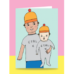 Computer Dad Father's Day Card | Able And Game