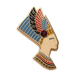 Lady of Grace Nefertiti Enamel Pin - Erstwilder - Egyptian Revival 2022