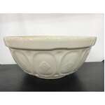 VINTAGE Ceramic Mixing Bowl - Large - 27 cm Diameter - Embossed Pattern