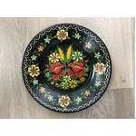 VINTAGE Folk Art Wall Plate - Chodovia Style - 21.5 cm 