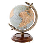 Explorer’s World Globe | Acacia Wood Base | Bronzed Hardware | Paradox Collections