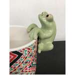 Light Green Frog Pot Hanger