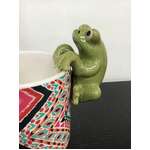 Green Frog Pot Hanger