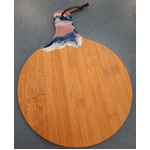 Cheese Board Platter Paddle Plate - Blue & Purple Resin