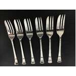 Cake Forks x 6 EPNS Silver Plate 
