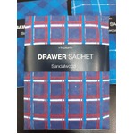 Clothing Protector Drawer Sachet | Flannel Design | Sandalwood