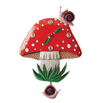 Mushroom Pendulum Clock - Michelle Allen Designs
