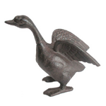 Duck Cast Iron Door Stop | Wings Out