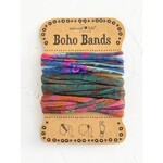 Boho Bands - Lot of 3 - Natural Life - Navy Green Pink
