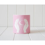 Pink Boho Balance Garden Pot - Mystic Jazz Hands - 14 x 14 cm