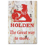 Holden The Great Way to Move -  Retro Tin Sign - 20 x 30 cm Portrait