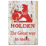 Holden The Great Way to Move - Tin Sign