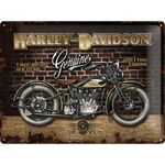 Harley Davidson Motorcycles 1933 V-Twins - Large Tin Sign - Nostalgic Art