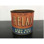 VINTAGE Relax Easy Wax Polish 16 Ounce Tin - Western Australia 