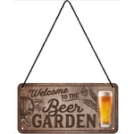 Beer Garden Sign - Hanging - Nostalgic Art