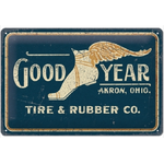 Good Year Wing Foot - Medium Tin Sign - Nostalgic Art - 20 x 30 cm